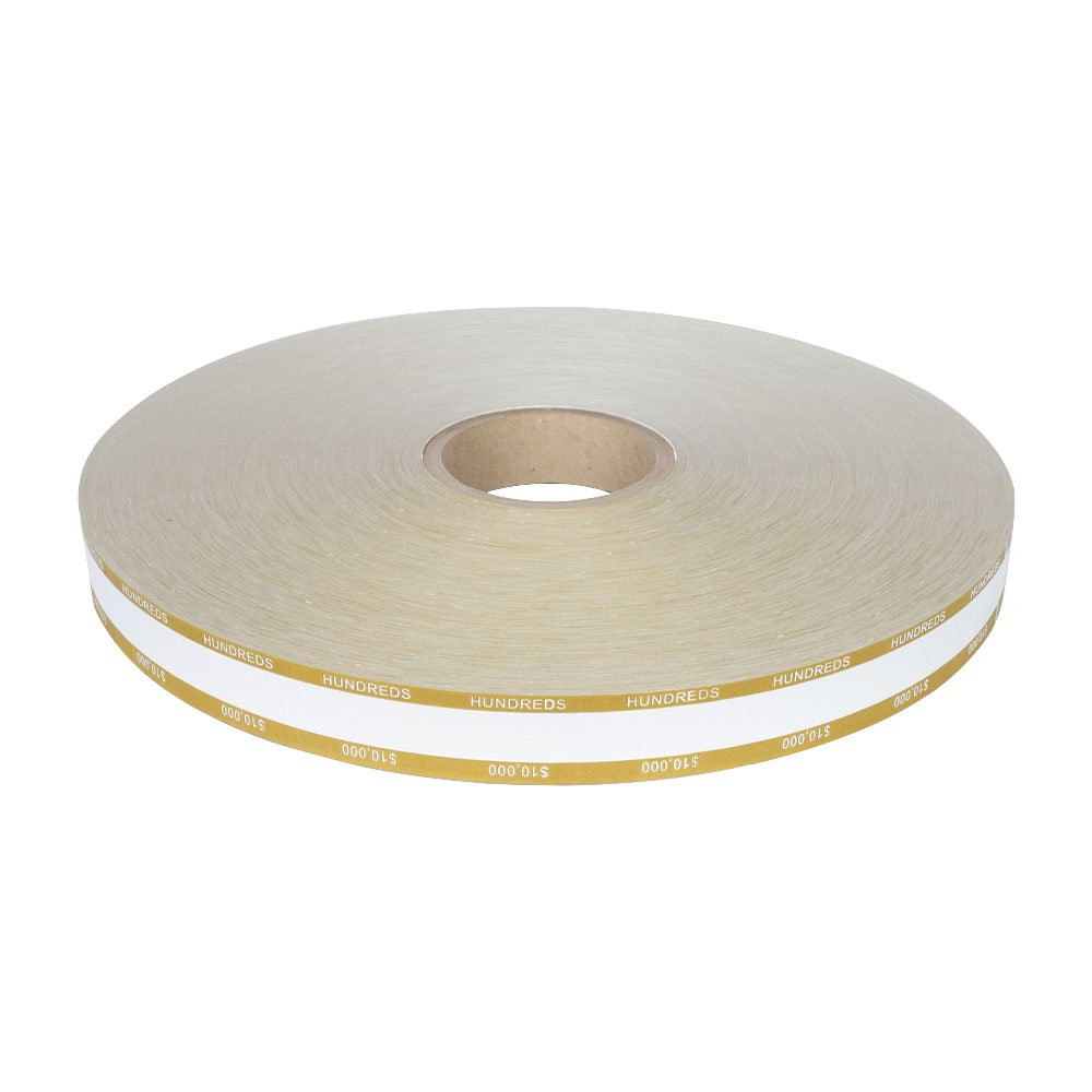 Bill Strap Rolls - Cummins - 30mm x 2400 ft - $10,000 - Mustard / Hundreds