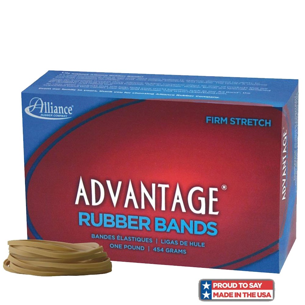 #64 ADVANTAGE Rubber Bands - 1/4W x 3-1/2L - 10 lb. case