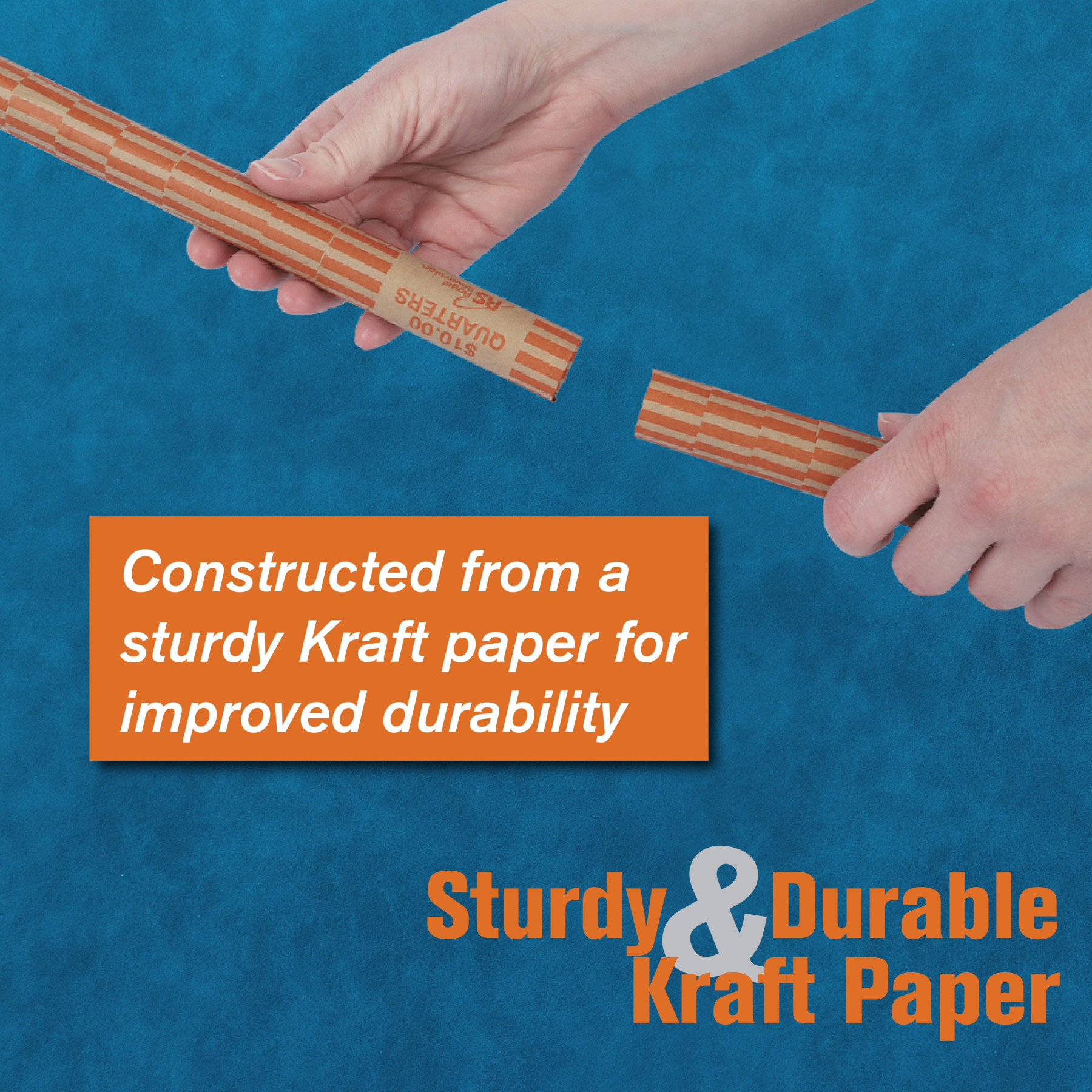 constructed from a sturdy Kraft paper for improved durability. Sturdy and durable 