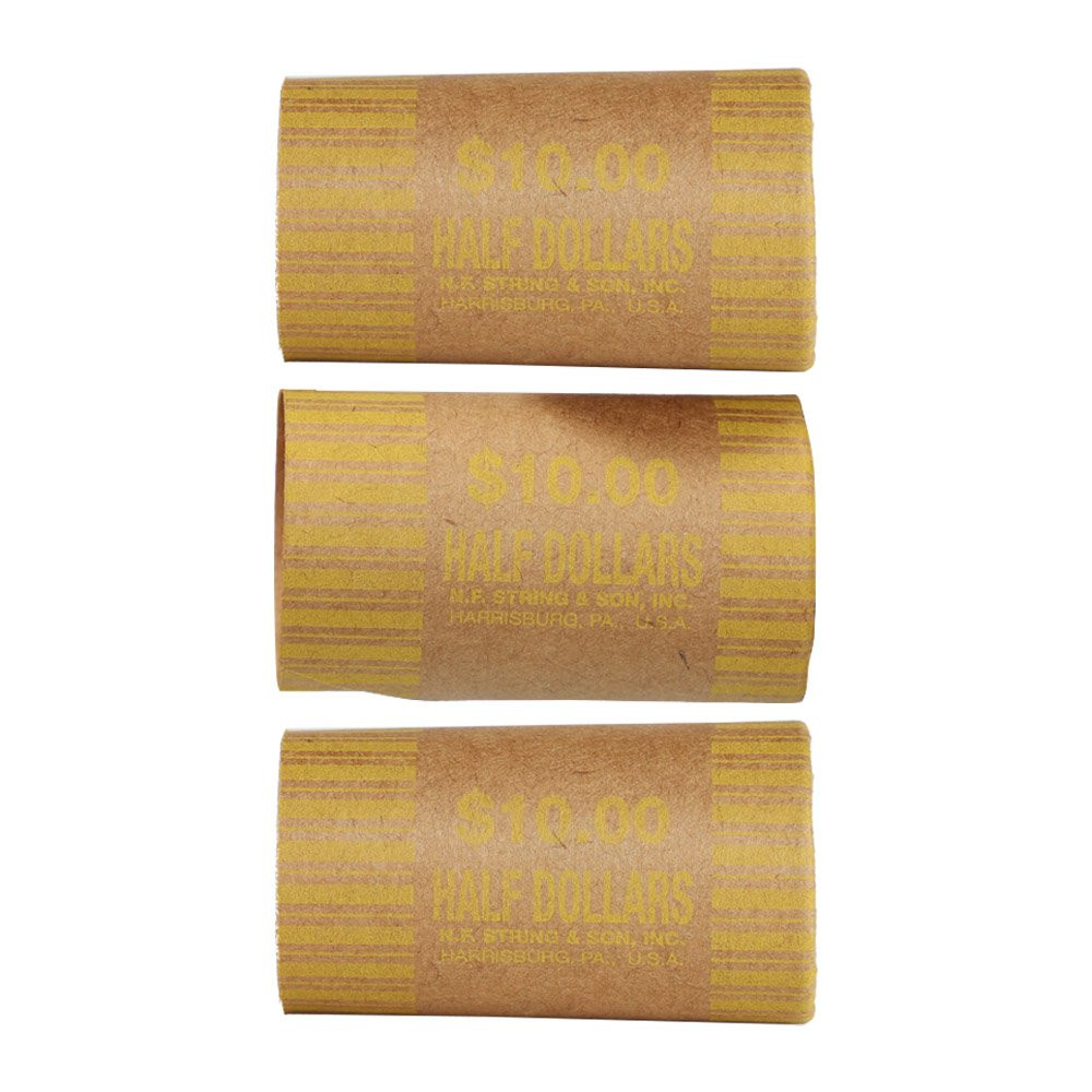 half dollar coin wrappers 