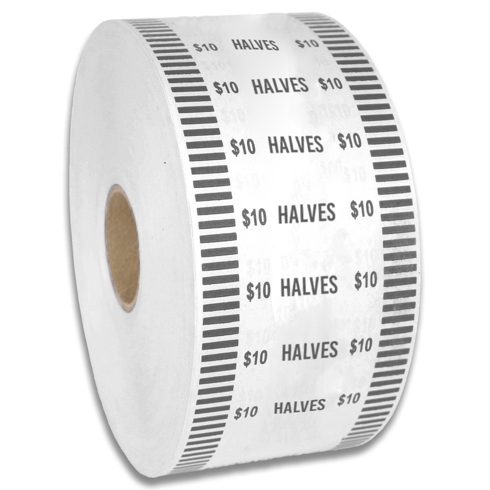Automatic Flat Half Dollar Coin Wrapper Rolls - 1000 ft - Case of 8