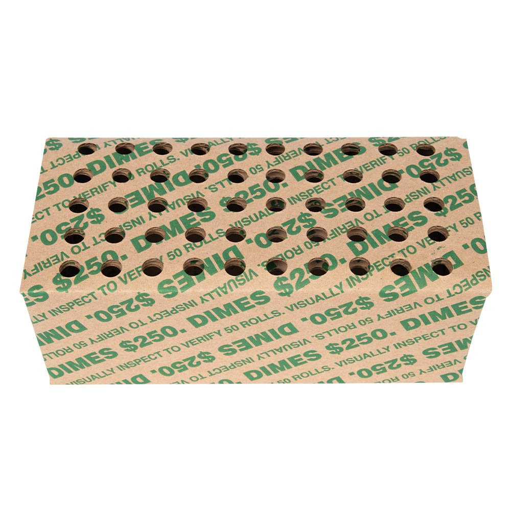 Security coin transport boxes - holes