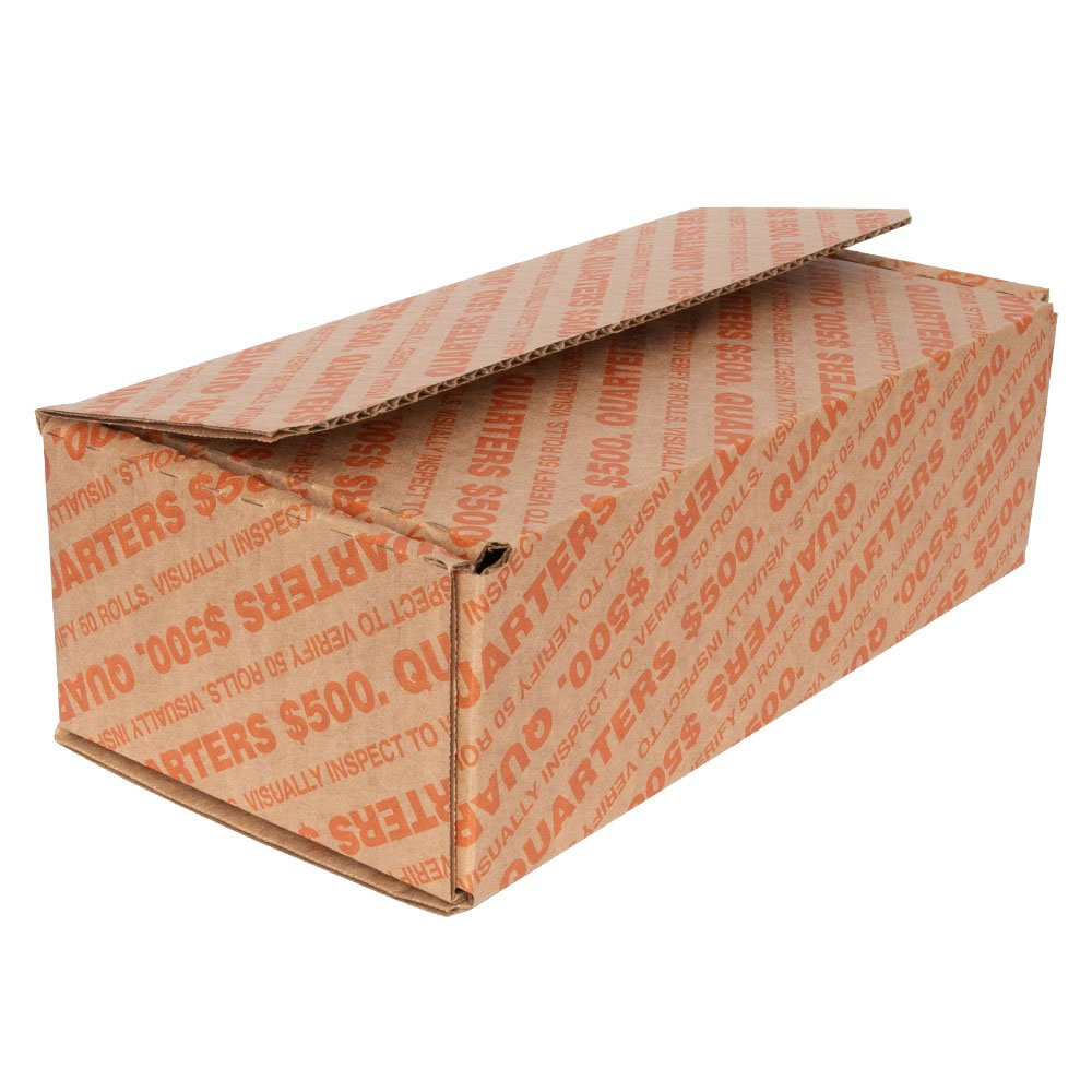Rolled Quarter Coin Transport Box