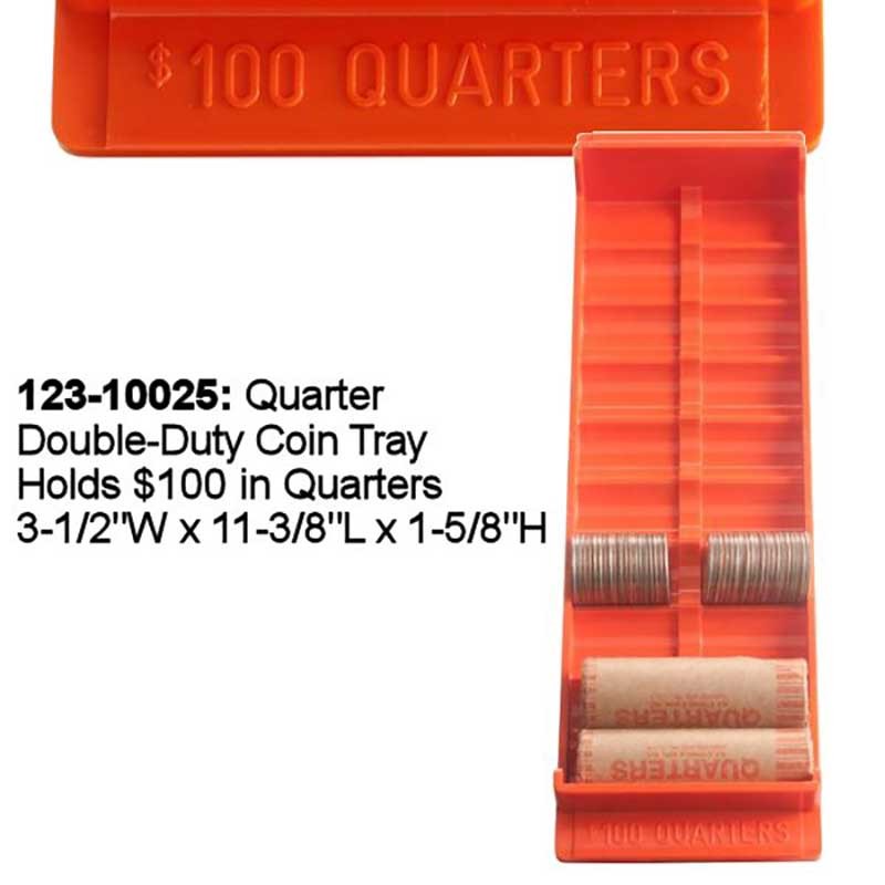Port-a-Count Double Duty Coin Storage Trays