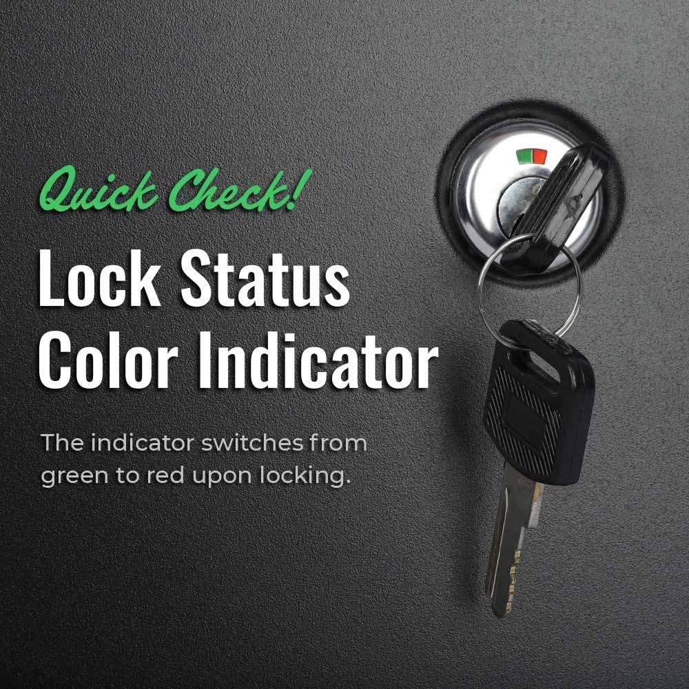 Locking Metal Lid for Replacement Tray - Keyed Alike    