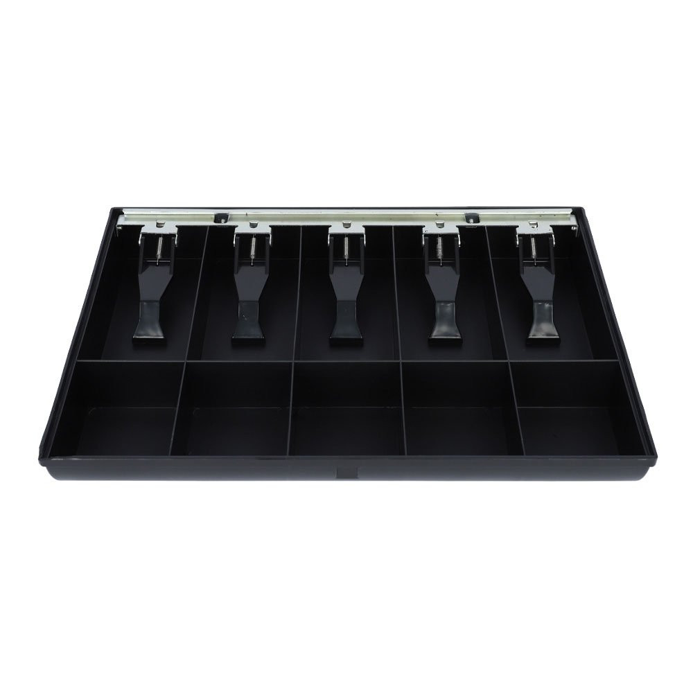 Duralite Till Plastic Money Tray 5 bill / 5 coin - 16W x 2-1/4H x 11-1/4D  