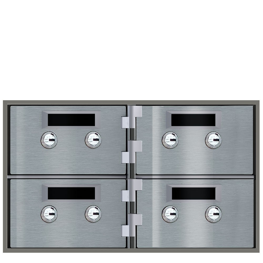 Safe Deposit Boxes - 4 Boxes 5 in W x 3 in H