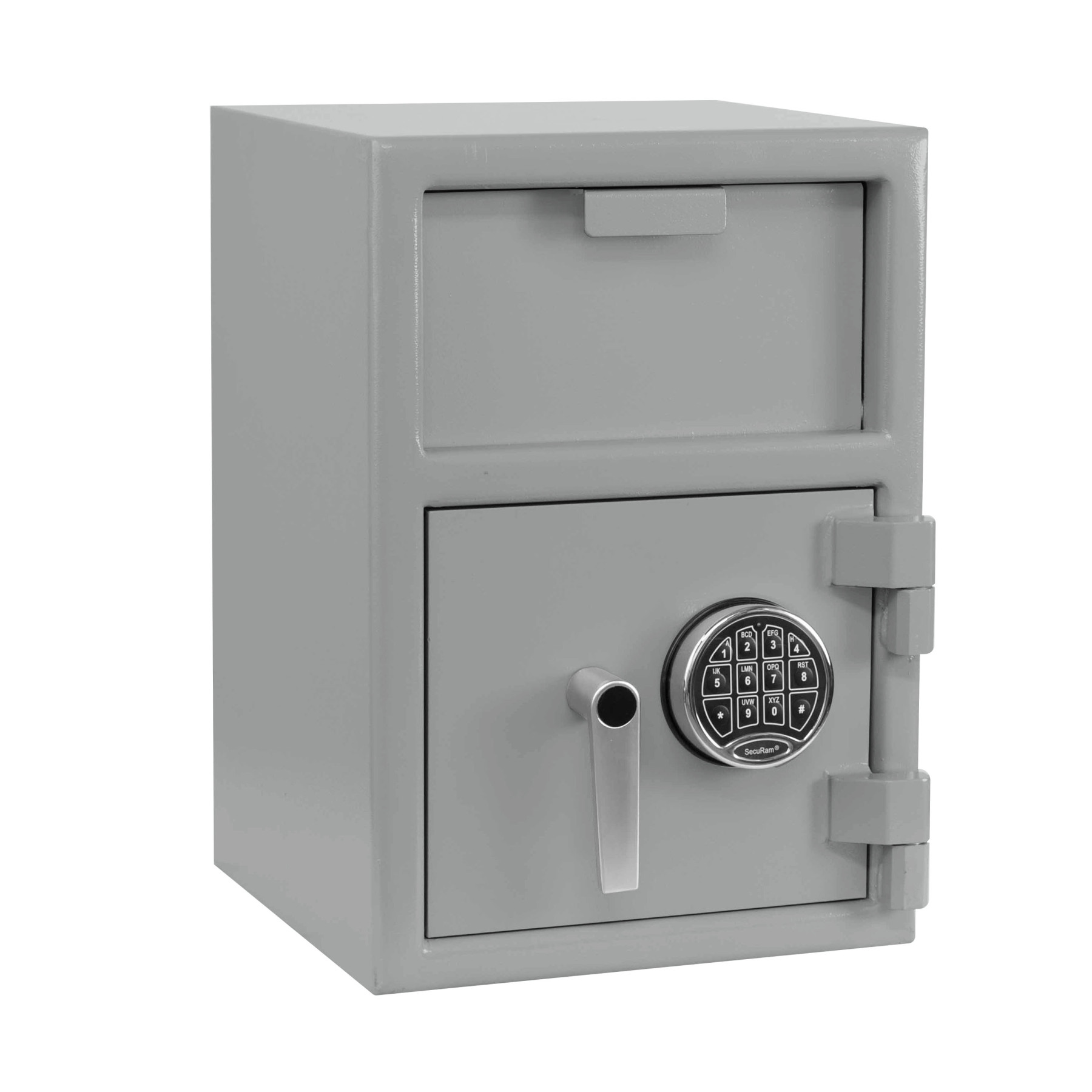 Gray-Keypad-Pacific Safe B-Rate - Front Load Depository Safe - 14W x 20H x 14D