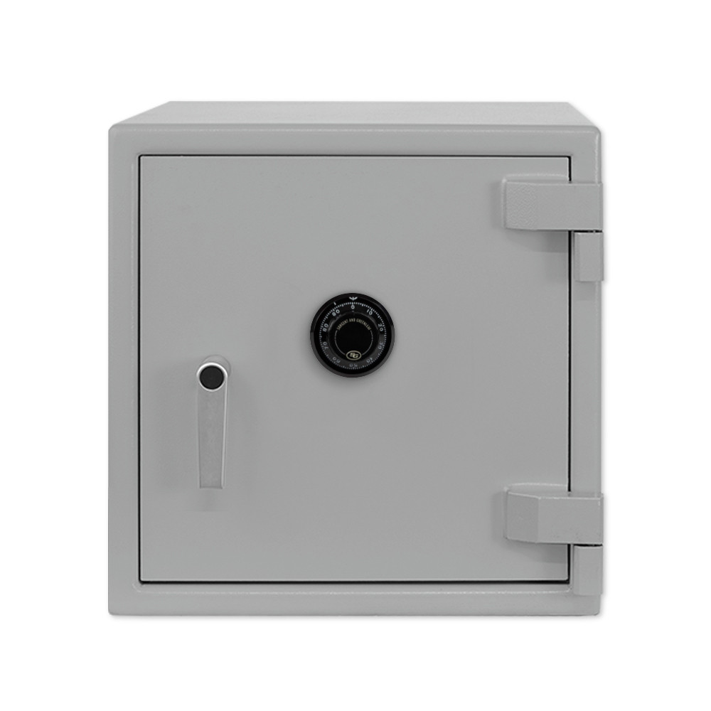 Gray Mechanical Dial Pacific Safe B-Rate Utility Safe - 20W x 20H x 20D - Heavy Weight - Mechanical Dial
