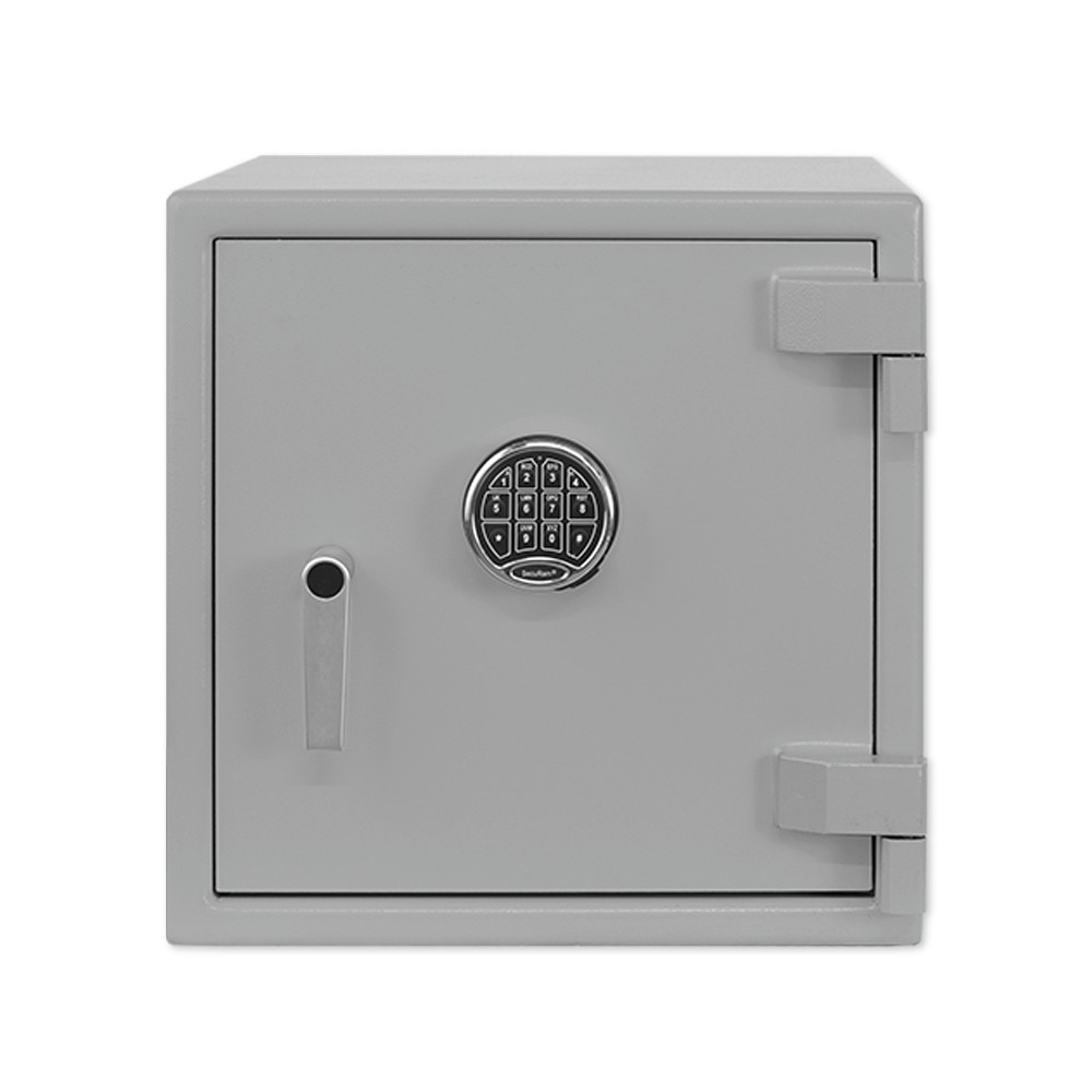 Gray Front Pacific Safe B-Rate Utility Safe - 20W x 20H x 20D - Heavy Weight - Chrome Key Pad