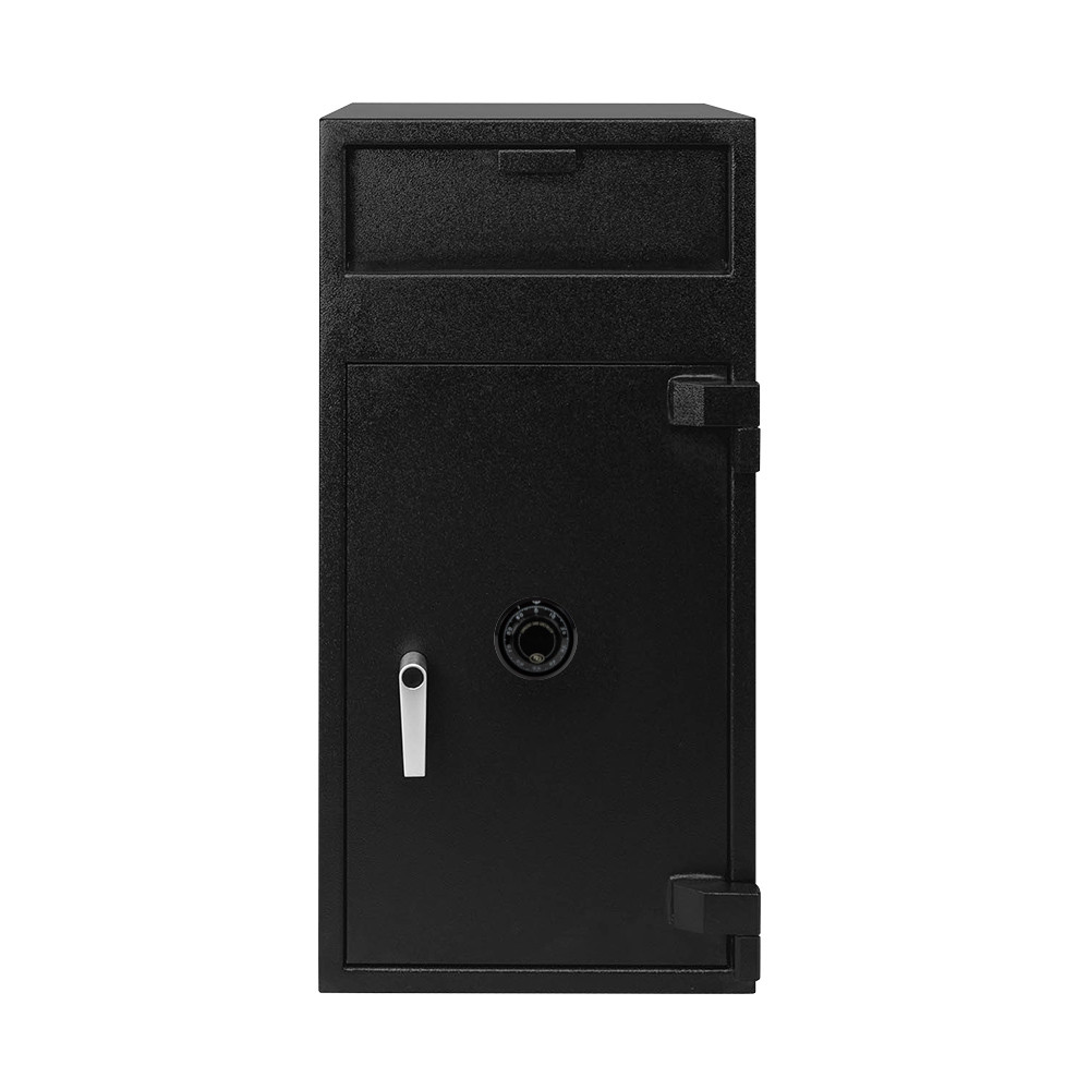 Black-Mechanical Dial-Pacific Safe B-Rate - Front Load Depository Safe - 20W x 40H x 20D w/ Manager's Compartment