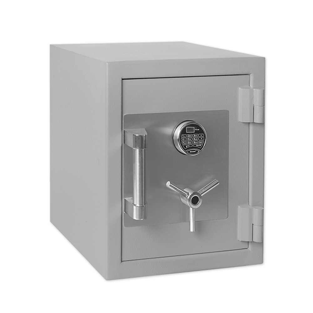 Gray Side -  Chrome Key Pad - Pacific Safe TL30 High Security Safe - 21W x 25H x 21-1/2D