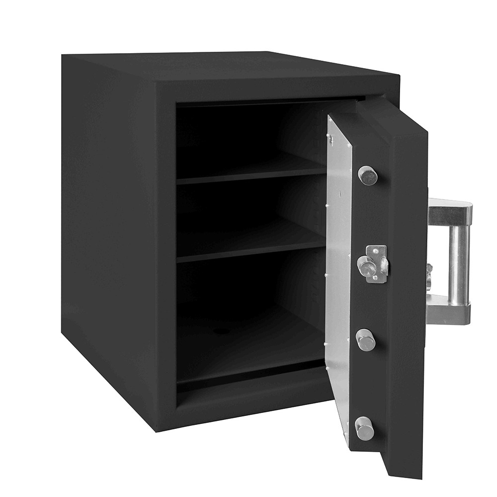 Black-Pacific Safe TL30 High Security Safe - 25W x 32H x 25-1/2D - Chrome Key Pad