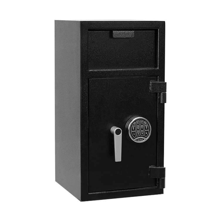 black-keypad-Pacific Safe B-Rate Depository Safe - Front Load Hopper - 14W x 27H x 14D