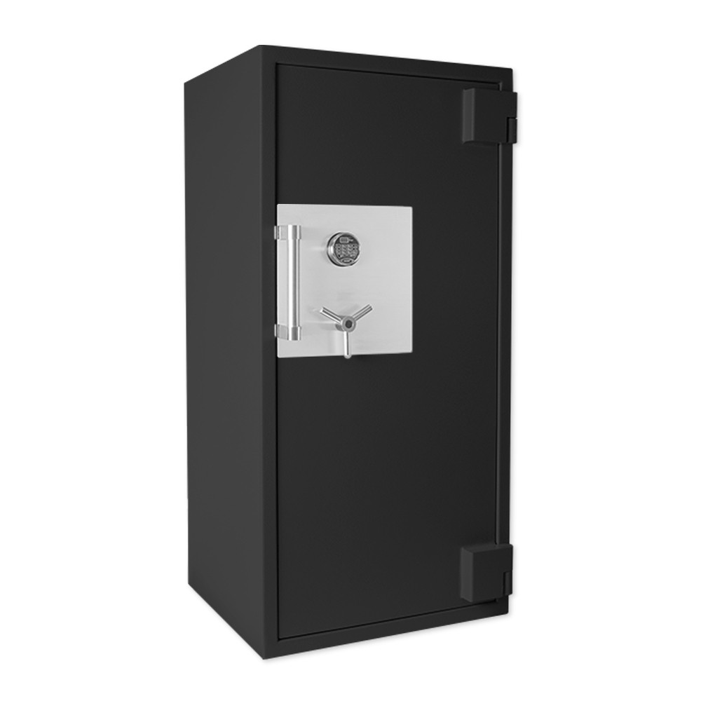 Black Side - Pacific Safe TL30 High Security Safe - 35W x 72H x 29-1/2D - Chrome Key Pad