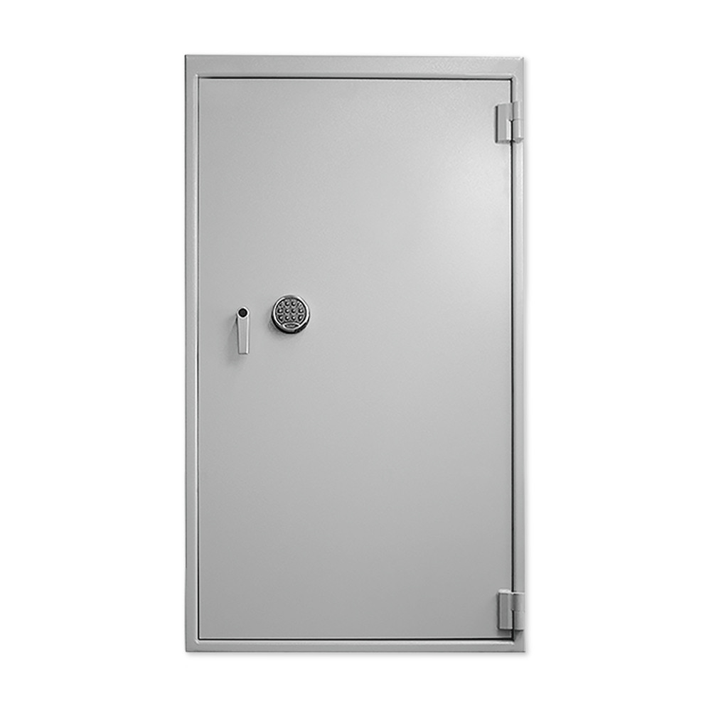 Gray Front - Chrome Key Pad - Pacific Safe B-Rate Utility Safe - 37W x 66H x 28D - Heavy Weight