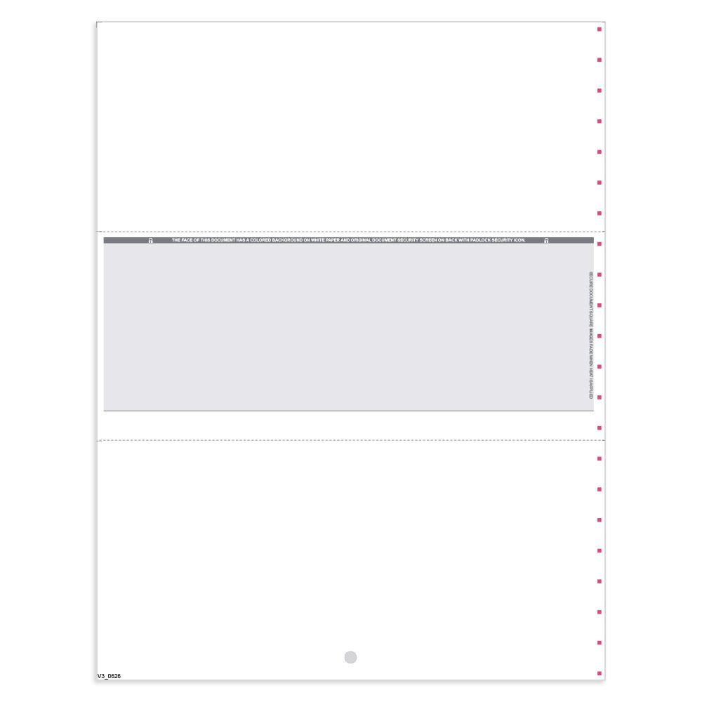 Classic Style Check Middle w/ No Lines-Gray 