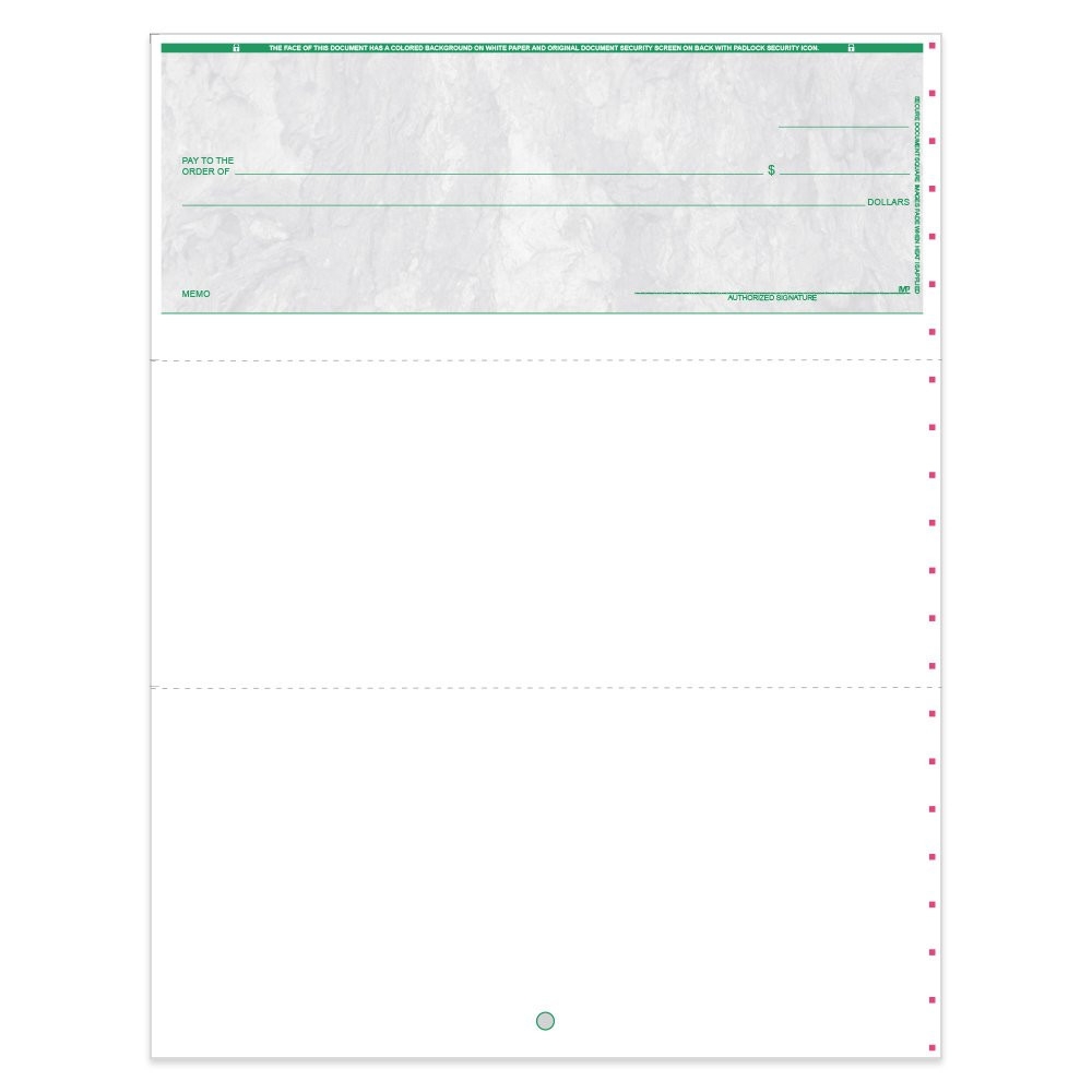 Stone Style Check for QuickBook-Top w/ Lines-GN 