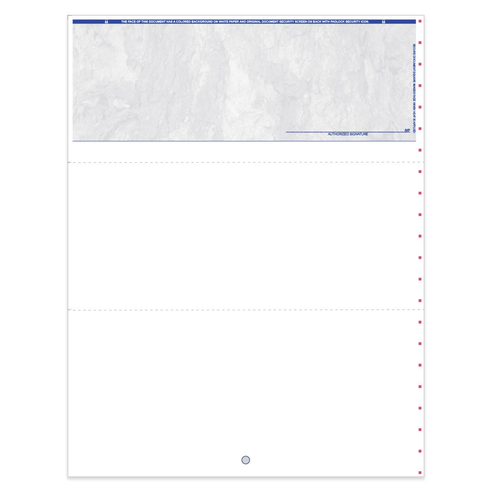 Stone Style Check for QuickBook- Top w/ Sig Line-BL