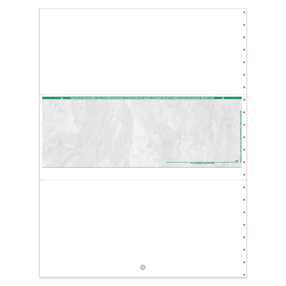 Stone Style Check for Peachtree-Middle w/ Sig Line-GN