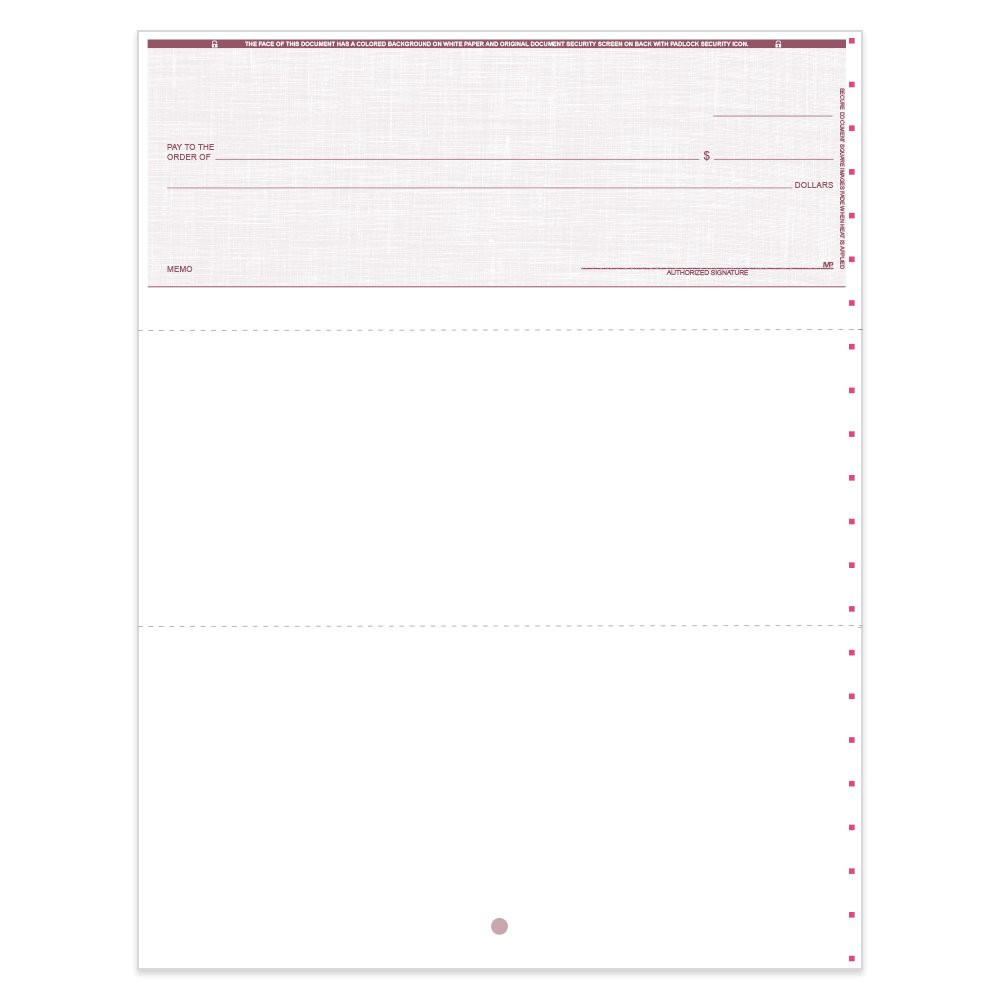 Linen Style Check for QuickBook-Top w/ Lines-BU