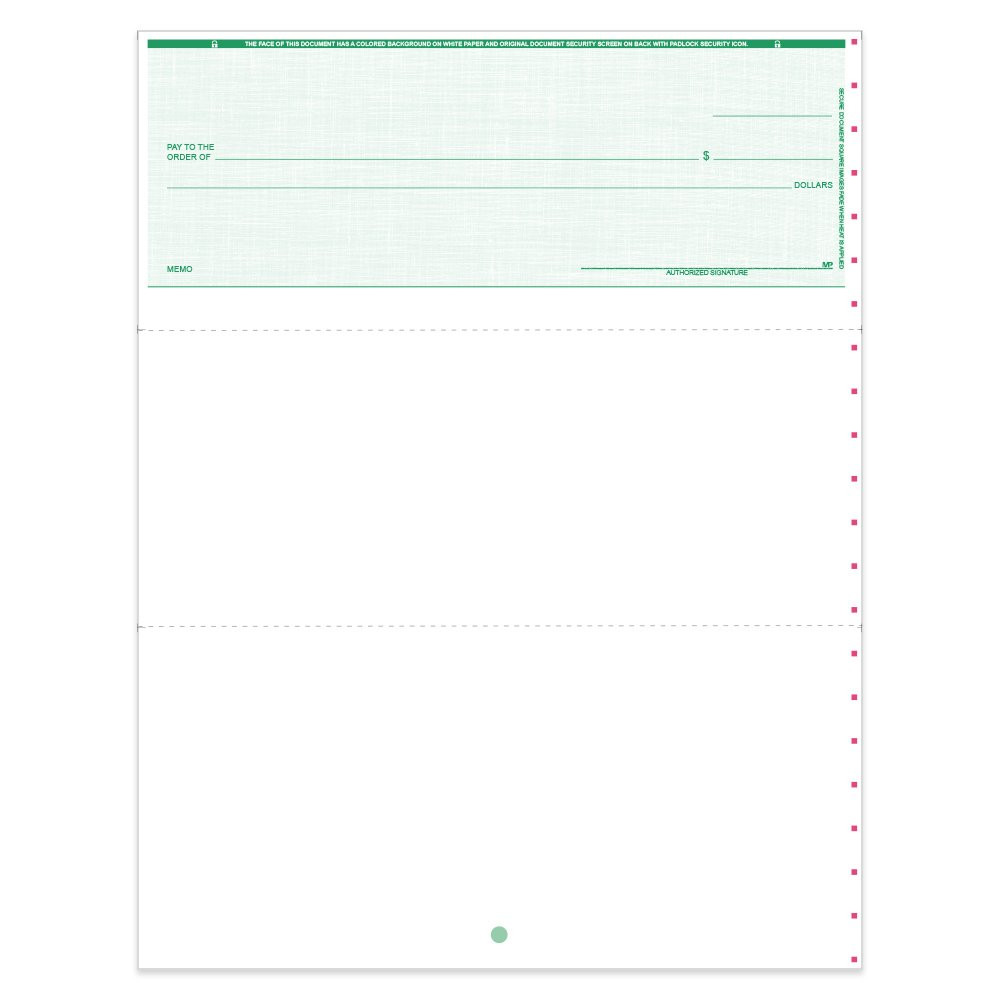 Linen Style Check for QuickBook-Top w/ Lines-GN