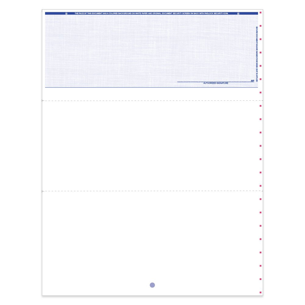 Linen Style Check for MYOB- Top w/ Sig Line-BL