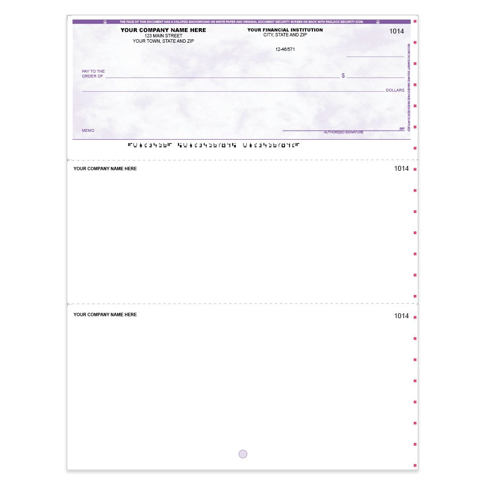 Marble Sky Style Imprinted Check Top w/ Lines- Purple