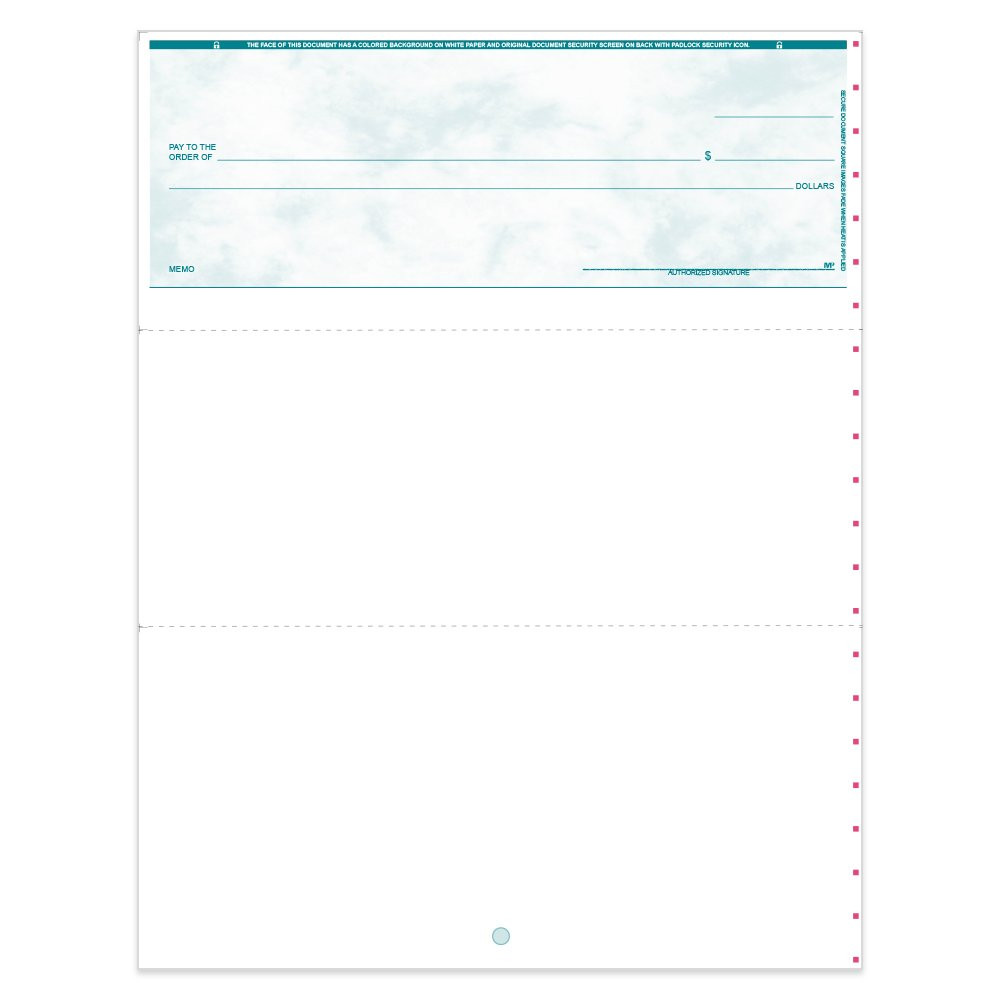 Marble Sky Check for QuickBook-Top w/ Lines-Teal