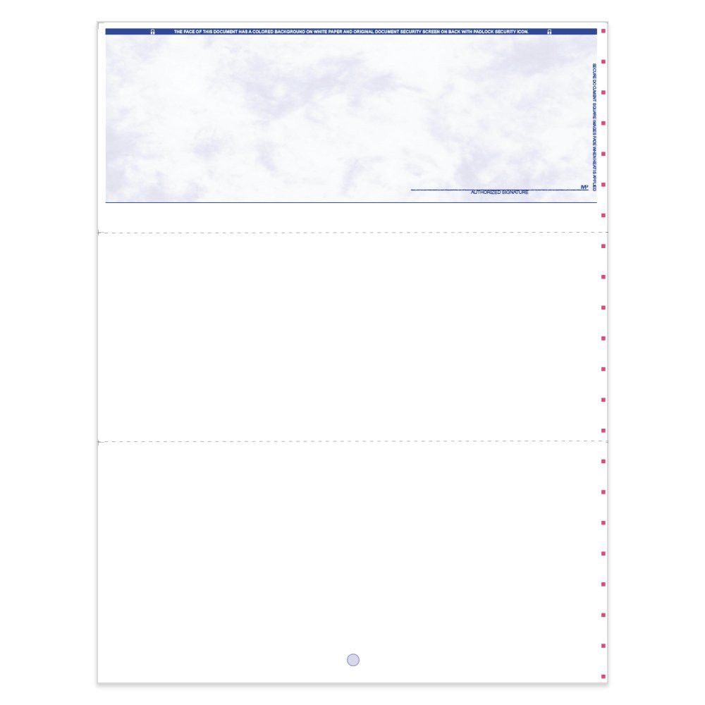 Marble Sky Check for MYOB- Top w/ Sig Line-BL