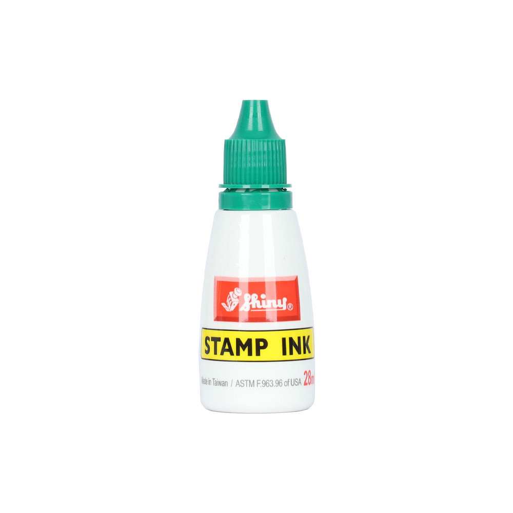 Green 1 oz Stamp Ink Refill - Front