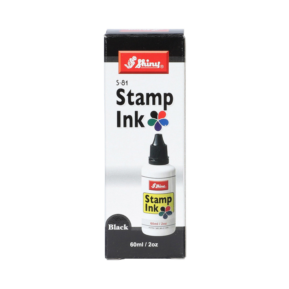 Black 2 oz Stamp Ink Refill - boxed
