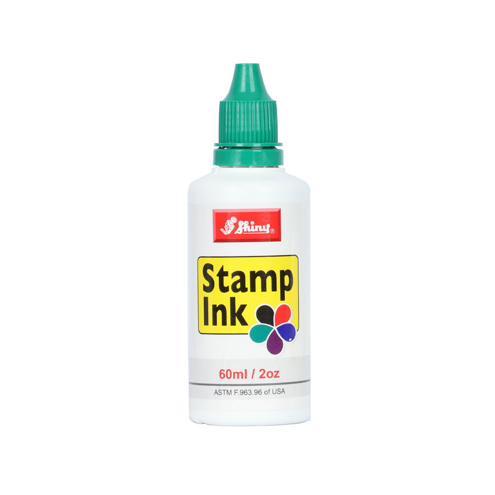Green 2 oz Stamp Ink Refill - front