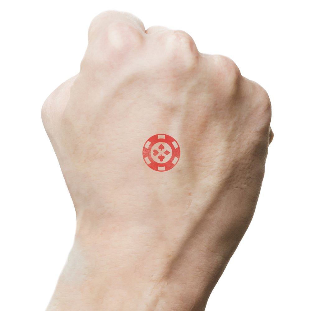 Self Inking Hand Stamp w/ Logo - 5/8" Round