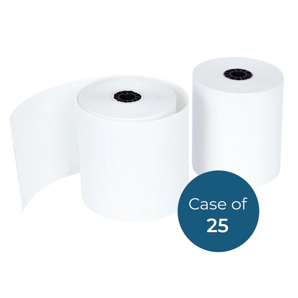 POS Paper 48 GSM - 3-1/8W x 230ft L - Thermal - White - Case of 25