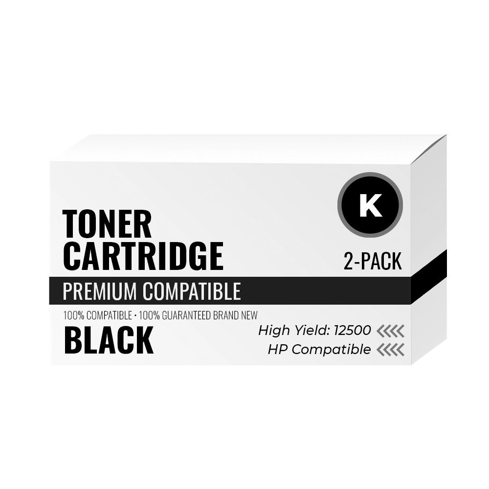 HP CE255X 2-Pack Compatible Toner Box 