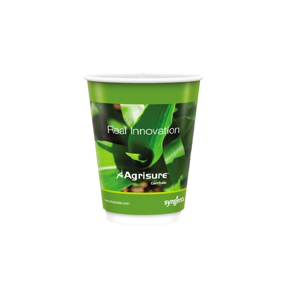12 oz Promotional Double Wall Insulated Hot or Cold Recycled Paper Cups