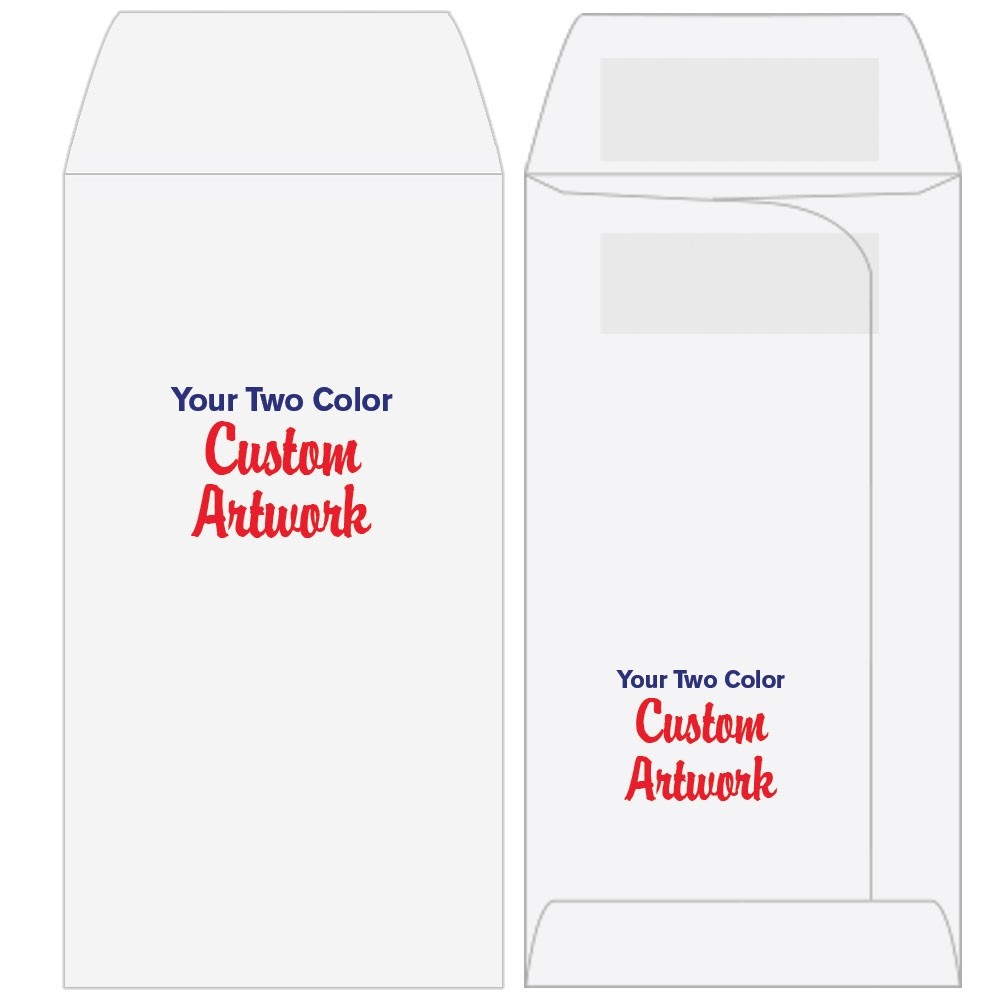 Custom Printed 2 Color Drive Up Envelope - Customizable