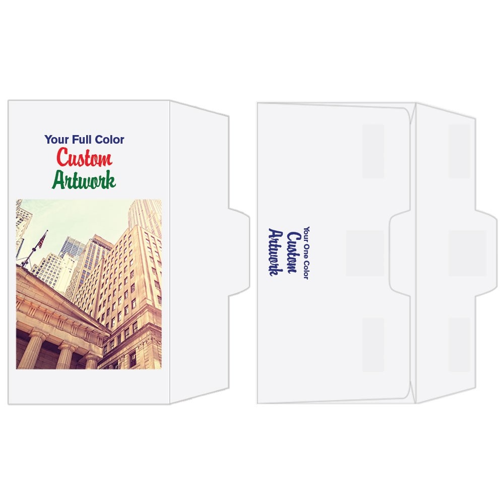 Custom Printed Full Color Drive Up Envelope - Customizable with building