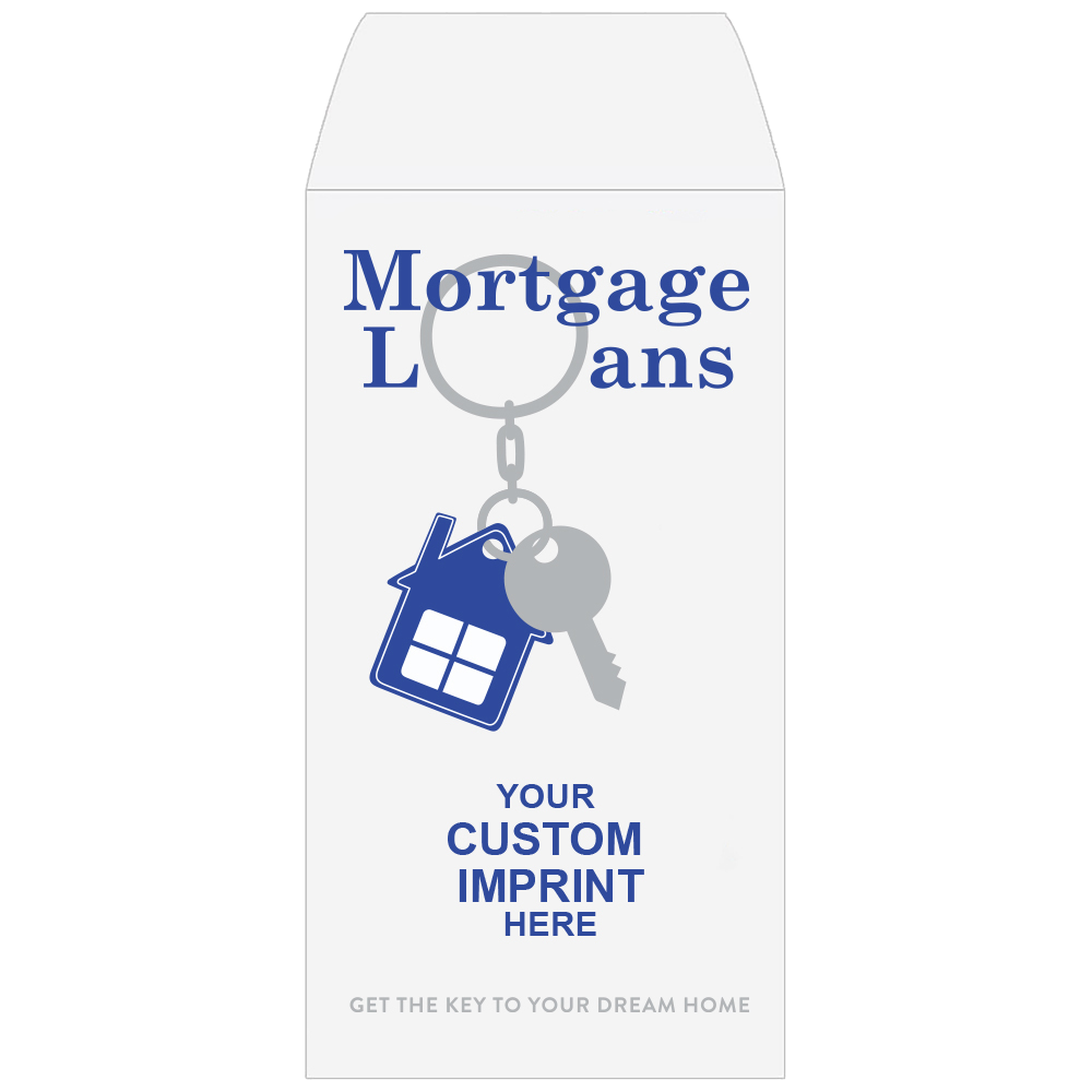 2 Color Pre-Designed Drive Up Envelope - Mortgage Loans 