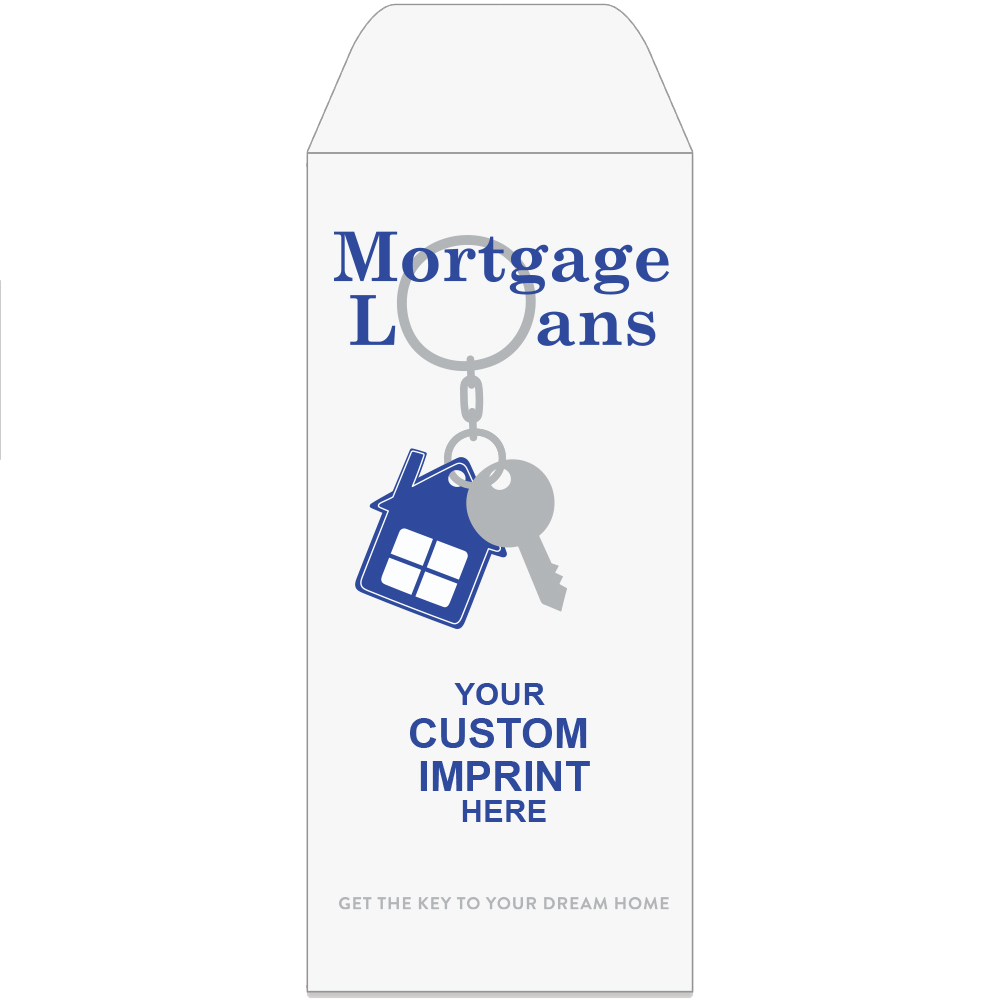 2 Color Pre-Designed Drive Up Envelope - Mortgage Loans 