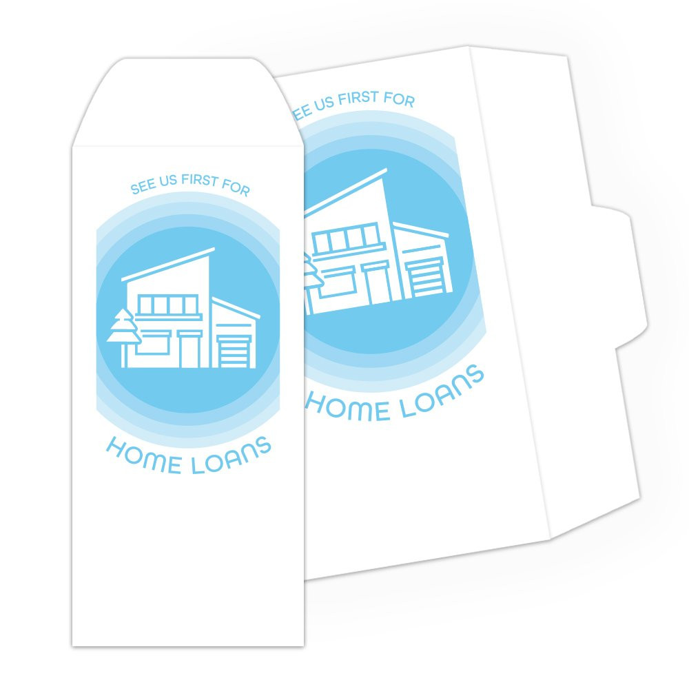 See Us First Home Loans DUE - 1 Color Pre-Designed Drive Up Envelope