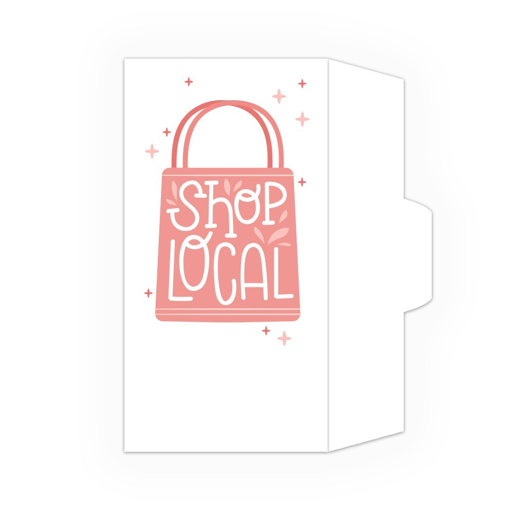 Coral Shop Local DUE - 1 Color Pre-Designed Drive Up Envelope 