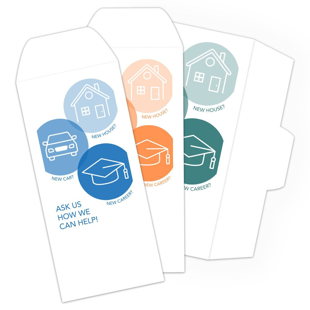 How Can We Help DUE - 1 Color Pre-Designed Drive Up Envelope