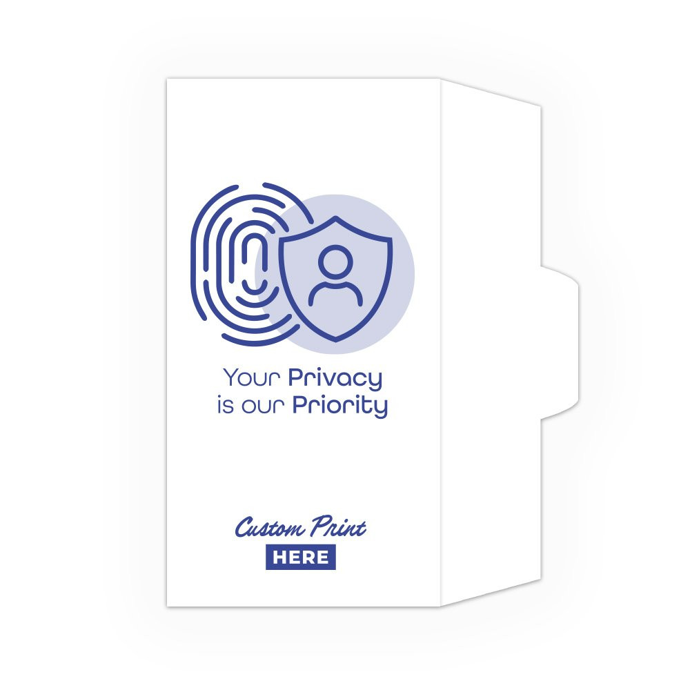 Drive Up Envelope - Your Privacy Is Our Priority - 1-Color Design options