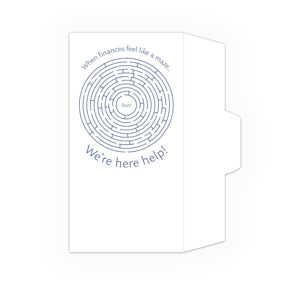 Drive Up Envelope - When Finances Feel Like A Maze - 1-Color Design options