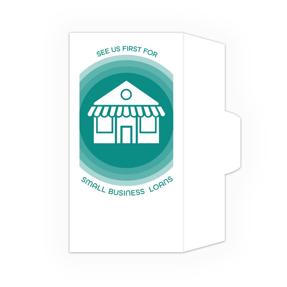 Drive Up Envelope - See Us First Small Business Loans - 1-Color Design options