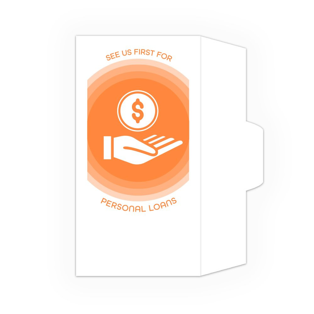 Drive Up Envelope - See Us First Personal Loans - 1-Color Design options