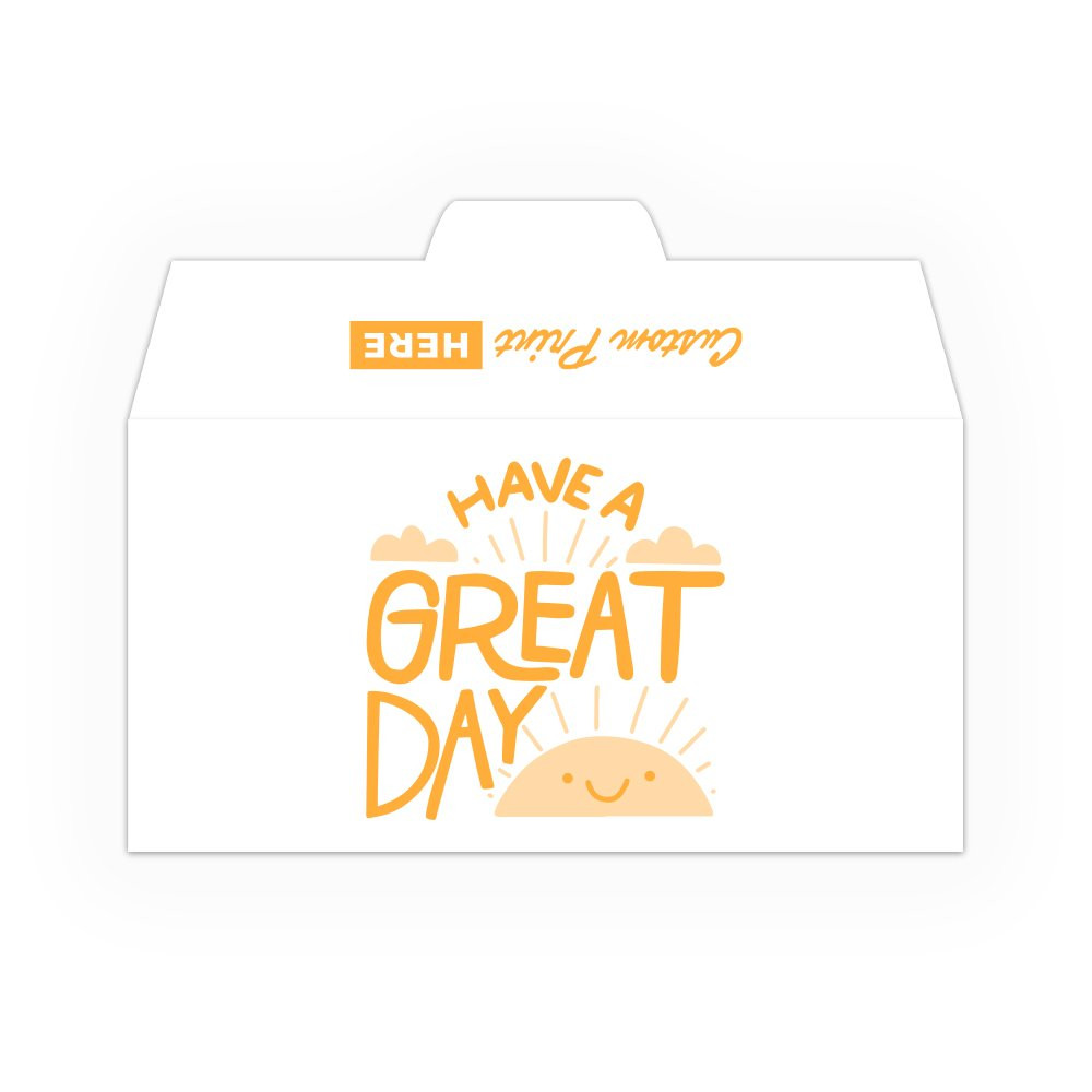 Drive Up Envelope - Smiling Sunrise - 1-Color Design options