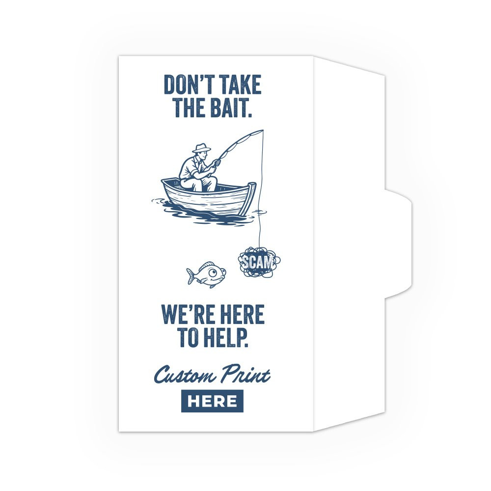 Drive Up Envelope - Don't Take the Bait - 1-Color Design options